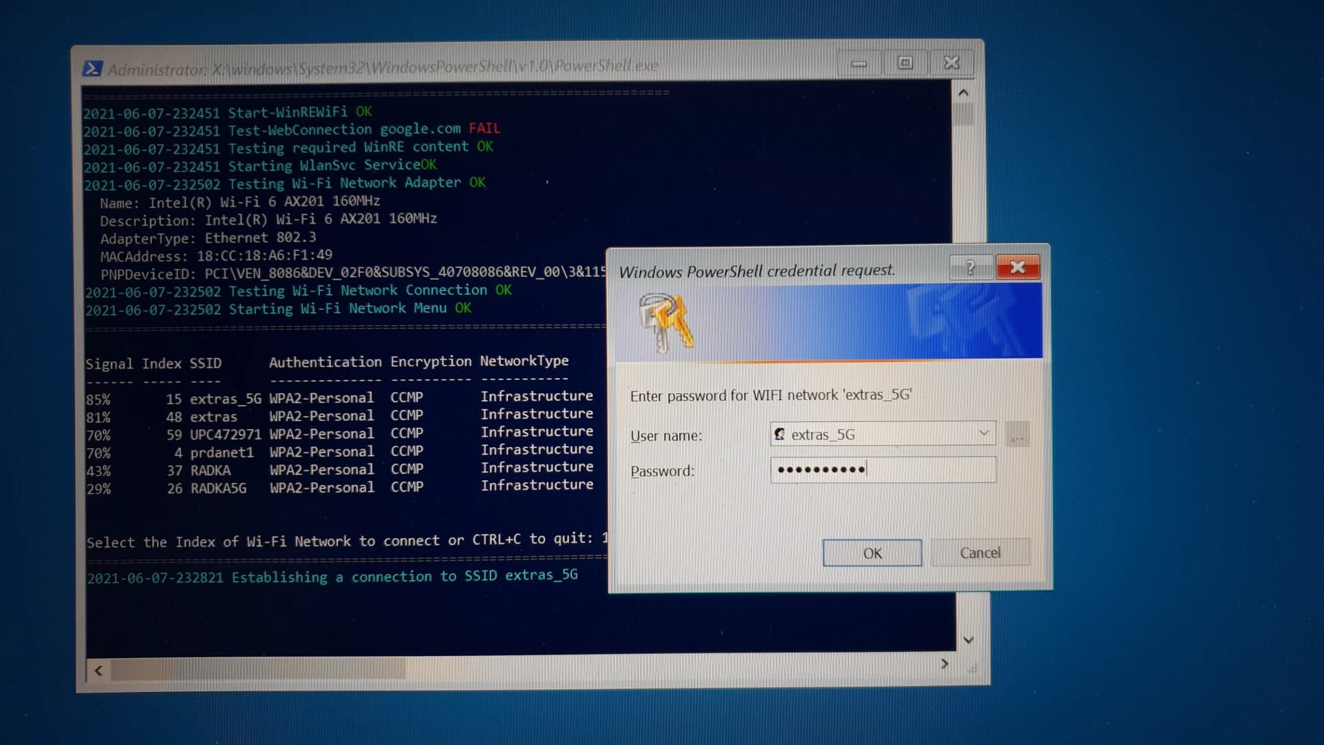 Adding support for OS deployment through Wi-Fi to SCCM