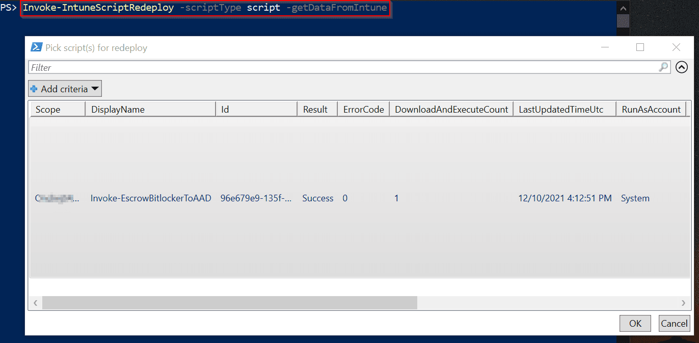 Force redeploy of Intune scripts (even remediation ones) using PowerShell