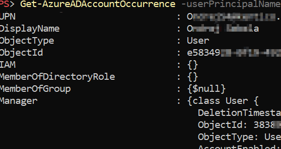 How to find all places in Azure where specific account is used