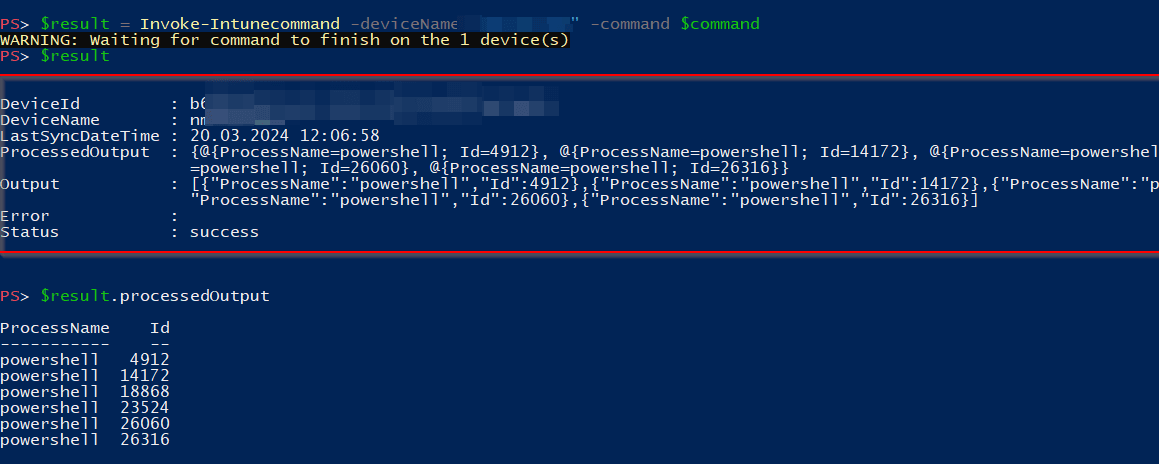 Invoke-Command alternative for Intune-managed Windows devices