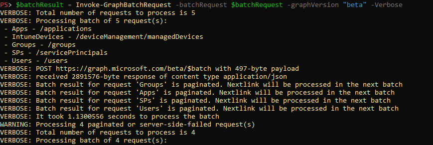 How to use Microsoft Graph Api Batching to speed up your scripts
